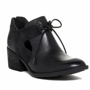 Born Women Celia Cut Out Ankle Leather Comfort Booties shoes  sz 9.5M